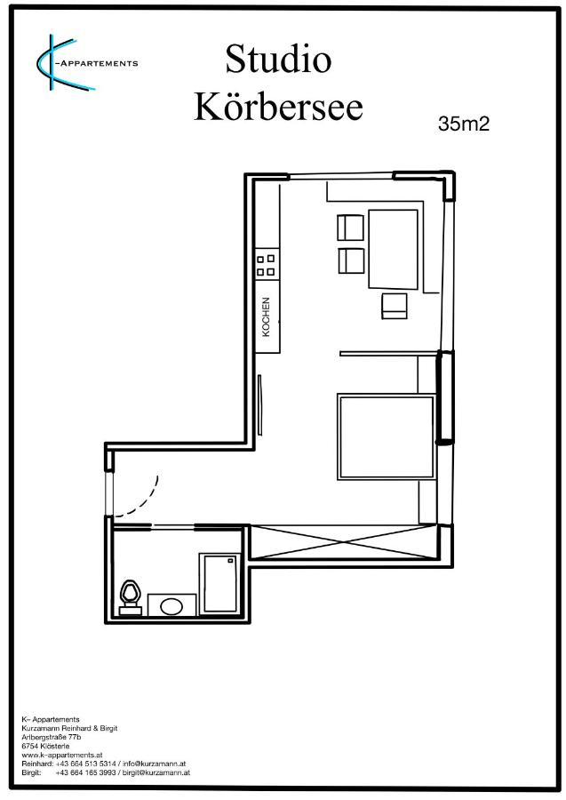 K-Appartements Klosterle מראה חיצוני תמונה