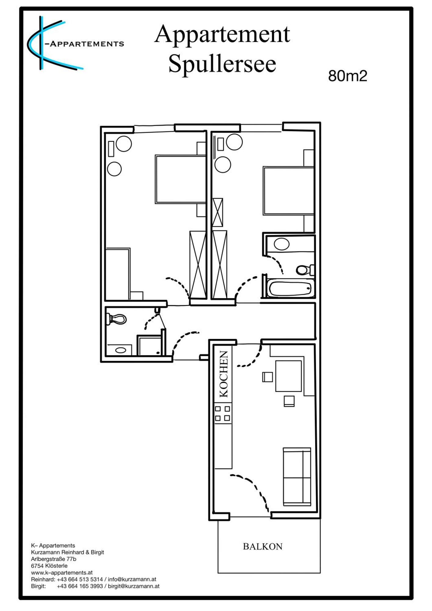 K-Appartements Klosterle מראה חיצוני תמונה